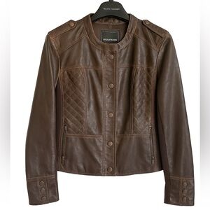 Maurices Brown Leather Jacket